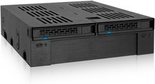 2 Bay 2.5 SAS/SATA HDD/SSD Mobile Rack + 3.5