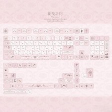 MocooLab Petal Note Keycaps(Cherry Profile,PBT) picture