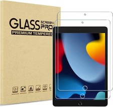 2-Pack Tempered Glass Screen Protector HD Clear For iPad 10.2 7th 8th 9th Gen picture
