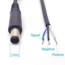1pc 30cm/1ft 7.4 x 5.0mm DC Power Plug Socket Connector w/Cord/Cable For DIY picture