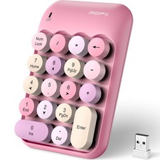 MOFII Cute Colorful Wireless Number Pad  18 Keys, Portable 2.4 GHz with Stabl... picture