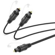 MEIRIYFA Digital Optical Splitter Adapter Cable 1 in 2 Out, Toslink Digital F... picture