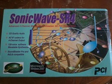 JATON  SONICWAVE-SR4 4 CHANNEL PCI SOUNDCARD Synthesizer Wavatable 3D Microsoft picture