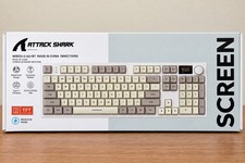 ATTACK SHARK K86 RGB Mechanical Keyboard 88-Key RGB Gray/Green/White picture