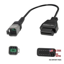 6 Pin OBD1 to 16 Pin CAN OBD2 Adapter Cable Fit for BRP Moto ATV UTV picture