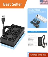 80mm 2X 40mm USB Radiator Fan with 5mm Aluminum Heat Sink & 6W Thermal Pad picture