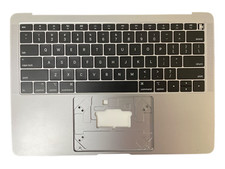 GRADE A / GENUINE Top Case Palmrest Keyboard Gray MacBook Air 13 A1932/2018 2019 picture