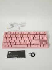 Motospeed CK82 87 Key Gaming Keyboard RGB Red Switches Keyboard - Pink picture