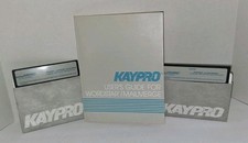 KAYPRO WordStar MailMerge DataStar Master Disks + Manual Untested Vintage picture