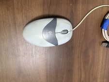 Logitech Wired Optical Mouse PS/2 Vintage (Classic Beige) picture