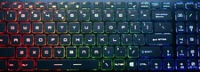New Backlit Crystal Clear RGB Keyboard US English UI MSI GL62 GL62M GL72 GL72M picture