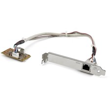 StarTech.com Mini PCIe Card - 10/100/1000Mbps RJ45 Port - IEEE 802.3 - Jumbo Fra picture