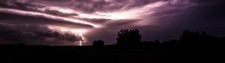 Landscape storm multiple display nature dark lightning Custom Gaming Mat Desk picture