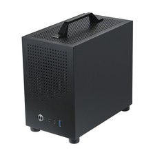Mini-ITX Case, SPCC Steel SFF Case Fits RTX 4060, SFX PSU, 10Gbps USB-C in 14.3L picture