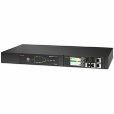 APC NetShelter Automatic Transfer Switch, 1U Rack-Mount, 20A, 120V, Dual NEMA picture