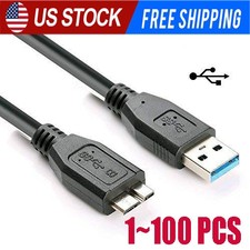 Micro USB 3.0 Cable High Speed Data SYNC For HDD External Hard Drive LOT picture