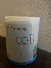 Memorex CD-R 52X 700mb 80Min 100 Pack New Factory Sealed-NEVER USED picture