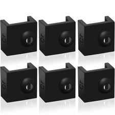 3D Printer Hotend Silicone Sock, 6 PCS Heater Block Silicone Cover for Creality picture