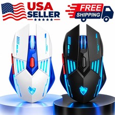 Tri Mode Gaming Mouse RGB 12800 DPI 1000Hz Wired USB 2.4G Bluetooth Macro White picture