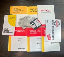 Borland Turbo C++ Visual Edition & Tools For Windows Version 3.1 3.5” Disks picture