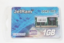 New - 1GB Transcend JetRAM DDR2 PC2-5300 SO-DIMM 667MHz CL5 Laptop Memory NIP picture
