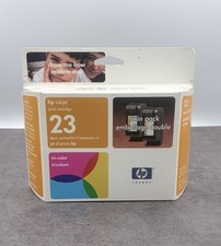 HP Inkjet 23 Tri-color Print Cartridge Ink Twin Pack Exp 09/23 NEW picture