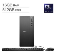 Dell inspiron ECT1250 Desktop PC Ultra 5 225 Processor 16GB 512GB WiFi W11H OB picture
