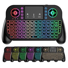 MRSVI Mini Keyboard with Touchpad-2.4GHz & Bluetooth Dual-Mode,7-Color Backli... picture