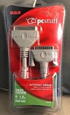 RCA PC1205 IEEE 1284 Printer Cable DB25 6 Foot Parallel Cable  New in Package picture