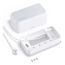 Anker Cable Management Box Power Strip, 5x AC & 3x USB, 6FT, A9164 - WHITE picture
