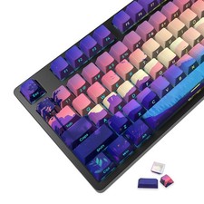 PBT Keycaps SidePrinted Translucent Shine Through 124 Keys Cherry Profile picture