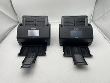 Lot of 2 Epson Workforce ES-580W Wireless Color Duplex Desktop Document Scanner picture