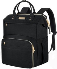 JCDOBEST Lunch Bag Backpack, Insulated Cooler Backpack 15.6 in, Black picture