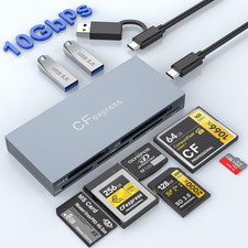 8 in 1 Cfexpress Type B Card Reader, 10Gbps Multi CF Express Reader picture