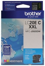 GENUINE Brother LC20E Cyan Ink Cartridge for MFC-J985DW MFC-J5920DW picture