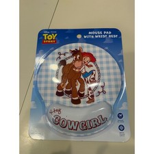 Disney Toy Story Jessie Bullseye Mouse Pad Ergonomic Gel Wrist Rest Hey Cowgirl picture