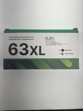 ejet 63XL Compatible Ink Cartridge Black Tri-Color for HP Inkjet Printer picture