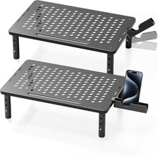 Computer Monitor Stand Riser for Desk, 3 Height Adjustable PC Laptop TV Desktop picture