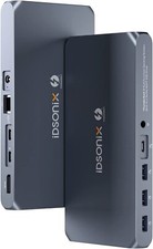 Dual M.2 NVME SATA Drive Enclosures Ultra HD 8K Docking Station Fr Thunderbolt 3 picture