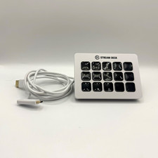Elgato Stream Deck 15-Key Programmable Keypad, White Wired USB w/ Cable picture