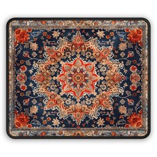 Beautiful Detailed Oriental Rug Design - Stitched Edge Premium Quality Mouse Pad picture