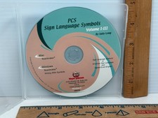 PCS Sign Language Symbols Vol 1 2 3 Writing Boardmaker Disc ONLY Mayer-Johnson picture