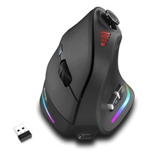 Gaming Mouse 5 D Rocker Wireless Vertical 24000 DPI 12 Programmable Button picture