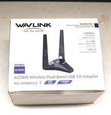 Wavlink WL-WN692A3 1300Mbps Dual-Band Wi-Fi Adapter - Black picture