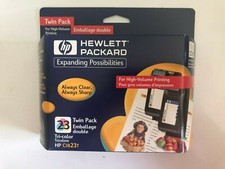 Hewlett Packard Twin Pack of Tri-Color Inkjet Print Cartridges New in Sealed Box picture