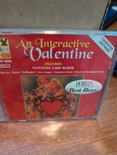 Vintage 1990s An Interactive Valentine PC CD-ROM ESX Interactive Media Retro Win picture