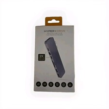HyperDrive PRO 8-in-2 USB-C Hub Adapter for MacBook Pro Air HDMI GN28D Gray picture