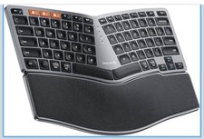 ProtoArc EK04 Mini Wireless Ergonomic Keyboard, Compact Ergo New Dented Box NEW picture