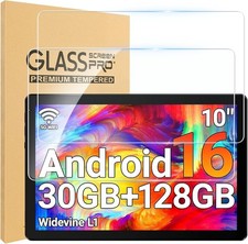 2 Pack Tempered Glass Screen Protector For URAO 10.1