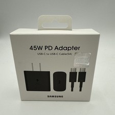 Samsung 45W Power Adapter USB-C Cable (5A/1.8m) Black picture
